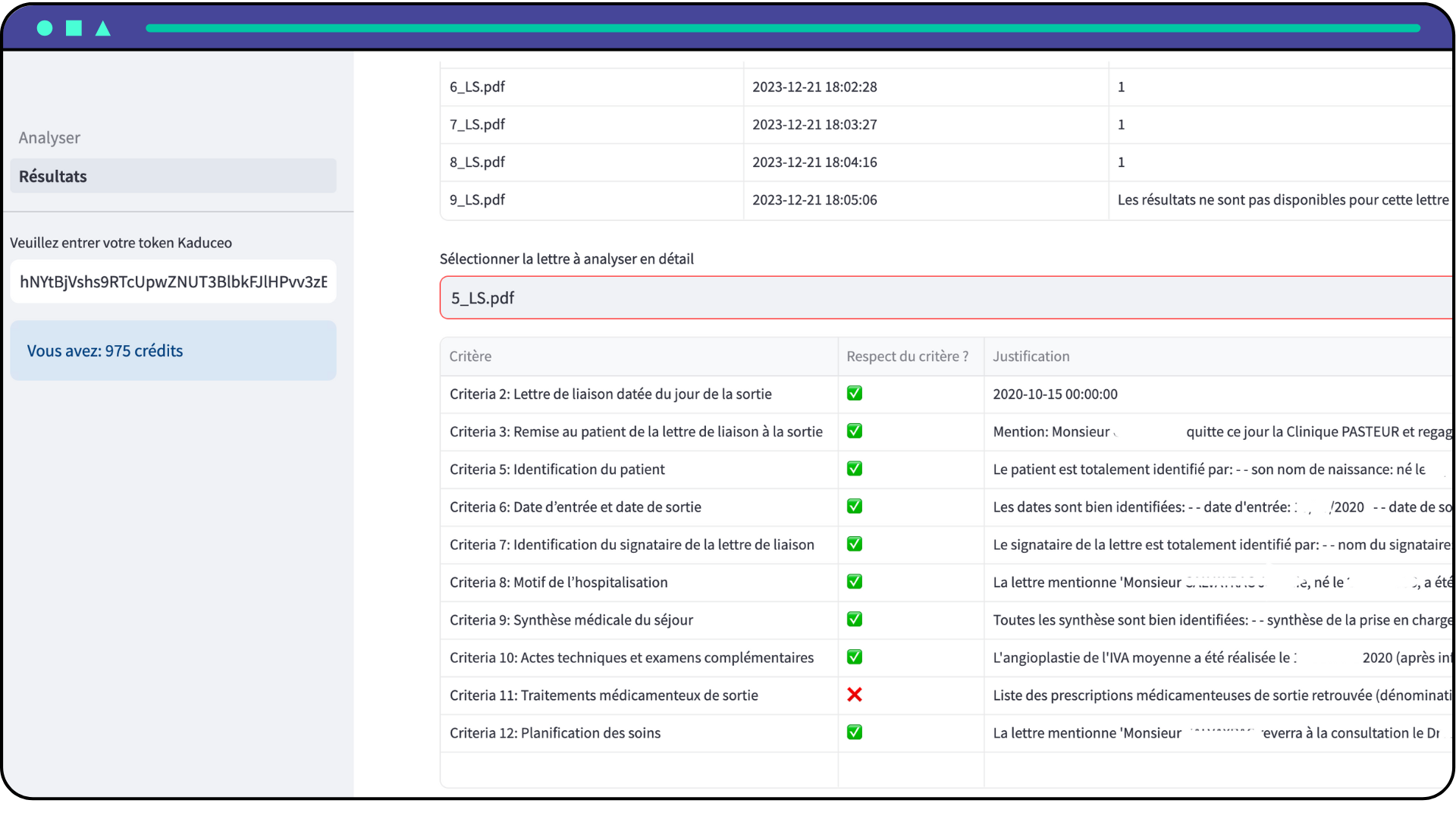 Analysez vos documents médicaux et améliorez vos scores de qualité