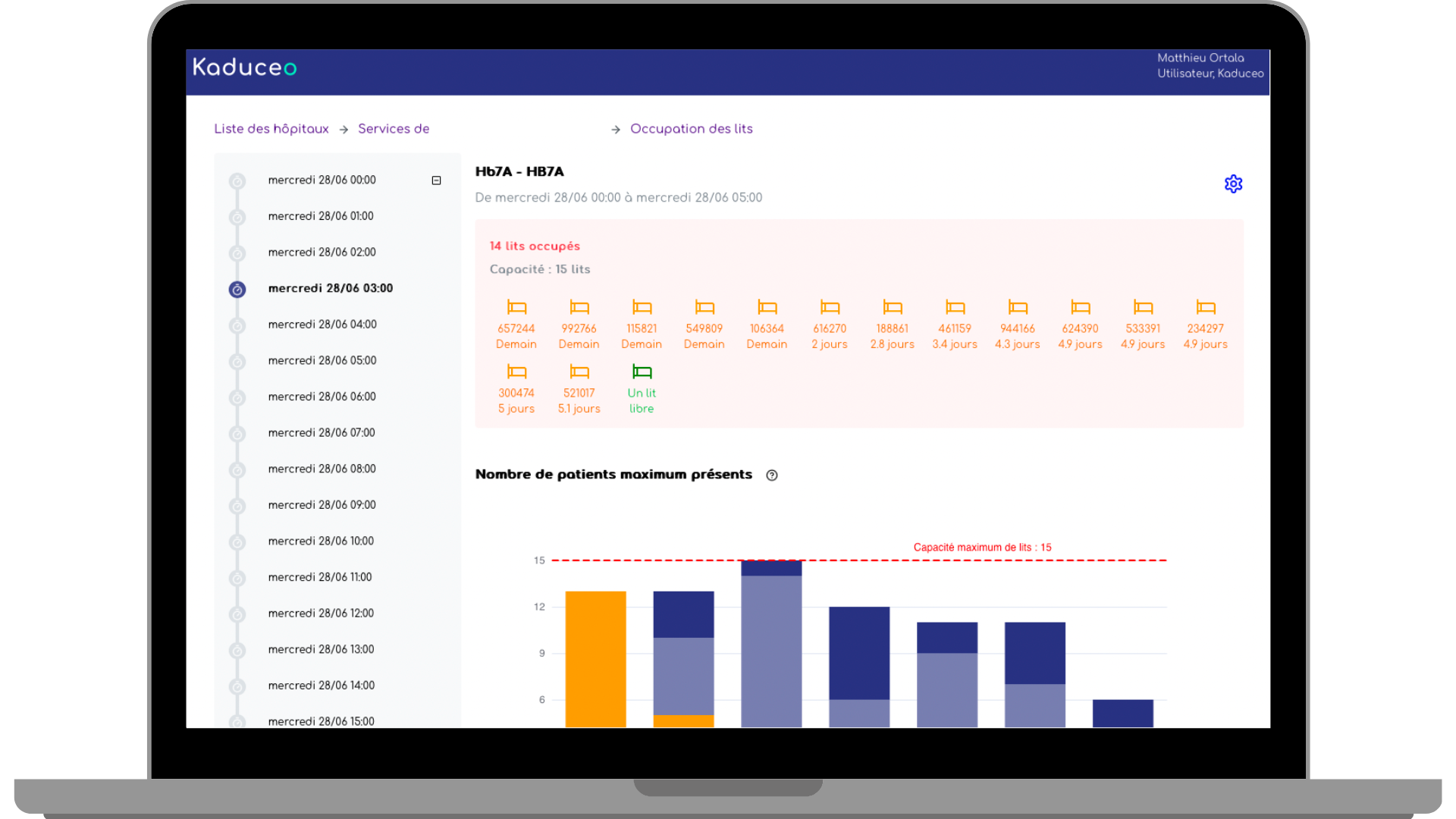 screenshot medcapacityplanner